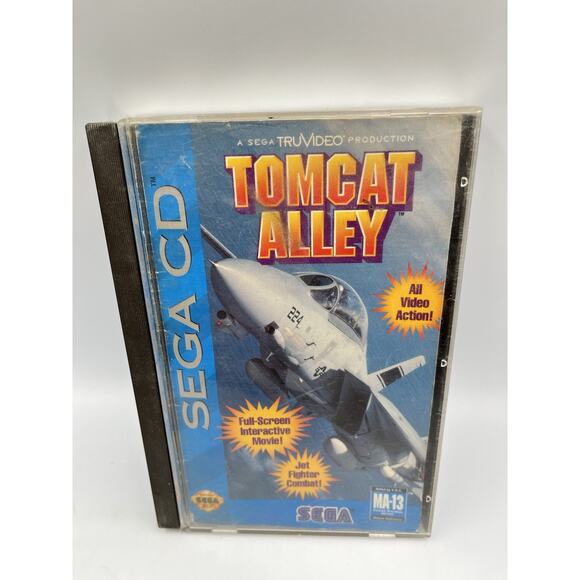 Sega Genesis CD Tomcat Alley, Complete w/ Manual - Picture 2 of 9